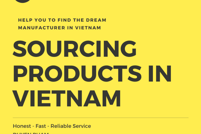 I will find sourcing companies and b2b in vietnam for you
