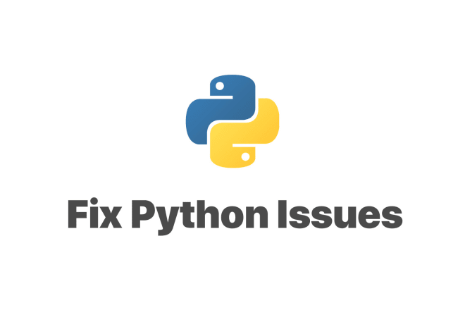 I will fix your python code