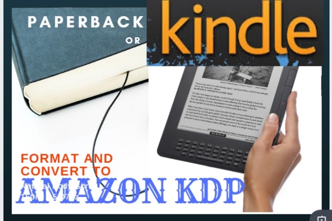 I will format and convert to kindle ebook or print formatting 24hrs