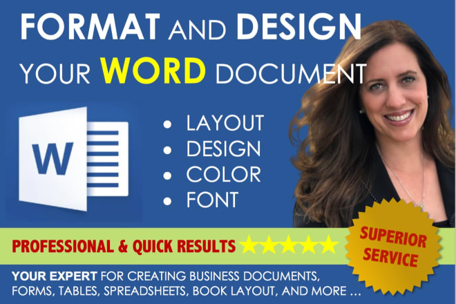 I will format your microsoft word document