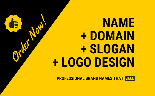 I will generate catchy business name, brand name, and domain name