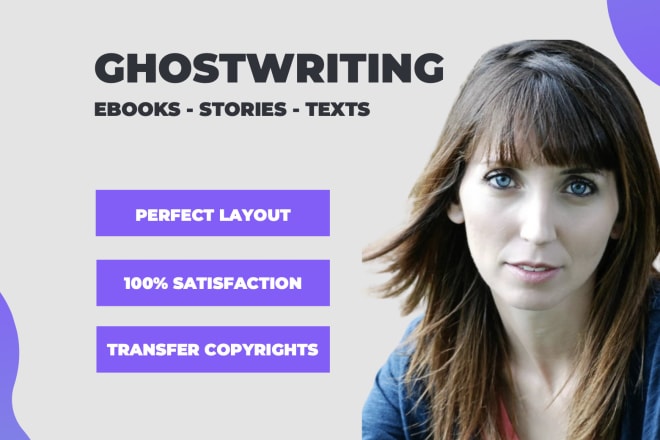 I will ghostwrite your story, book or script fast ghost writing