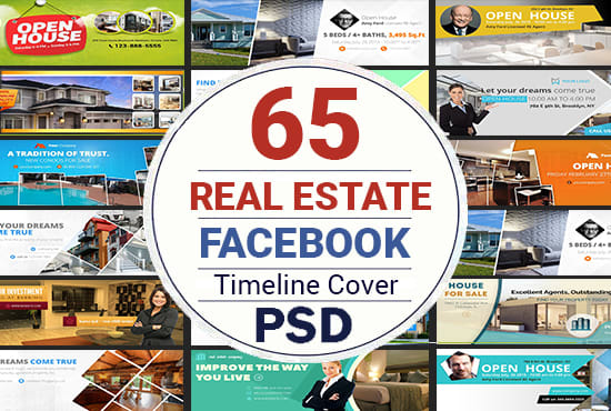 I will give 65 editable real estate facebook timeline covers