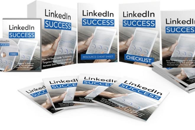 I will give linkedin success plr ebook videos promotional contents