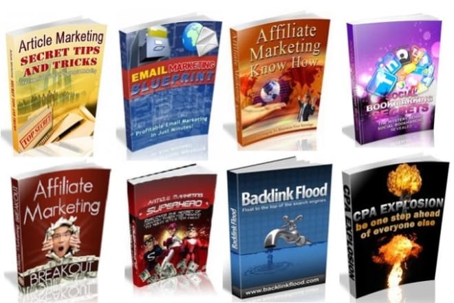 I will give you 100 internet marketing ebooks with resell rights and BONUS