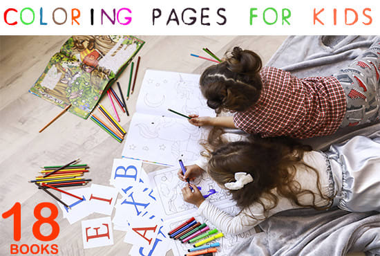 I will give you 18 printable coloring books for kids