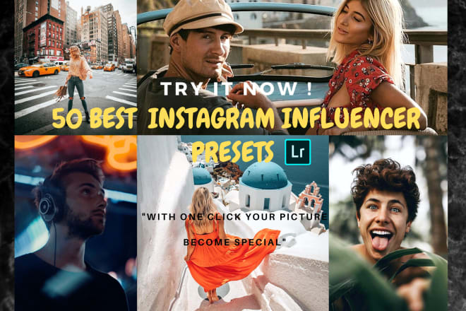 I will give you amazing lightroom presets for desktop and mobile plus free luts
