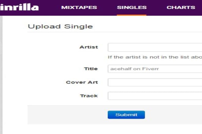 I will give you spinrilla artist unlimited uploads