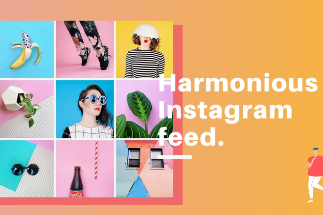 I will harmonize your instagram feed