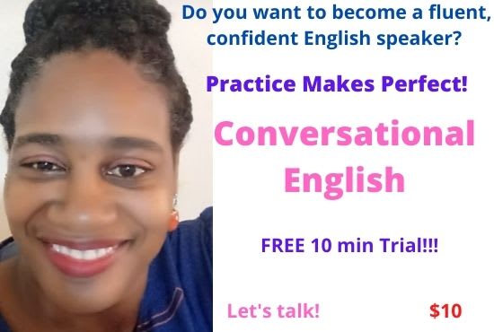 I will have a conversation with you in english