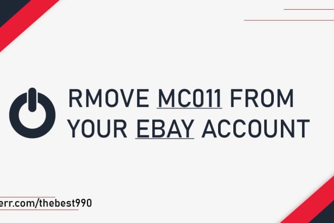 I will help you to remove mc011 from your ebay account