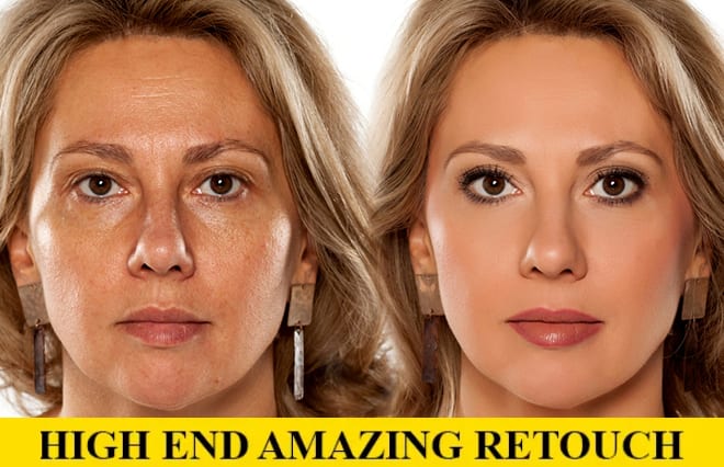 I will high end retouching photos, edit image with photoshop