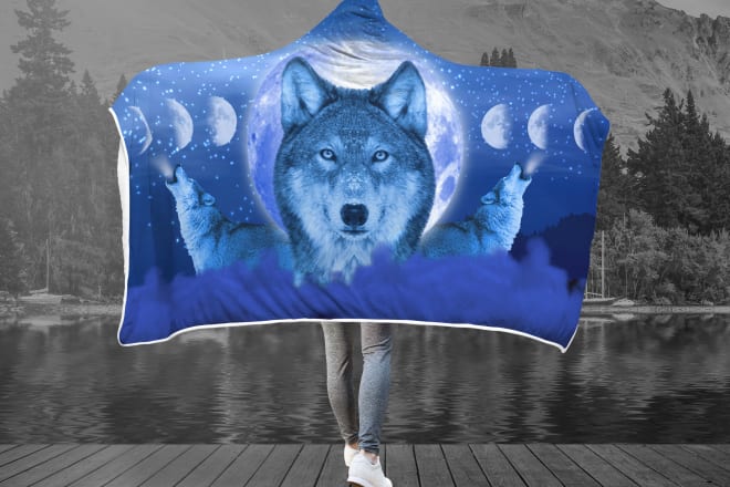 I will hoodie blanket design for you wc fulfillment