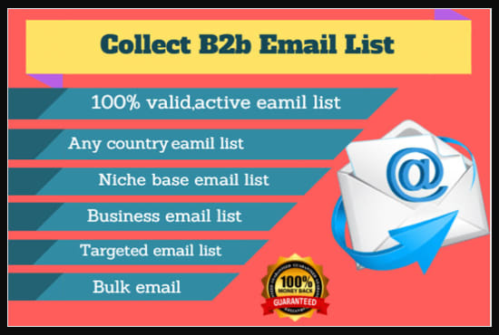 I will hunt business email with contact from any country