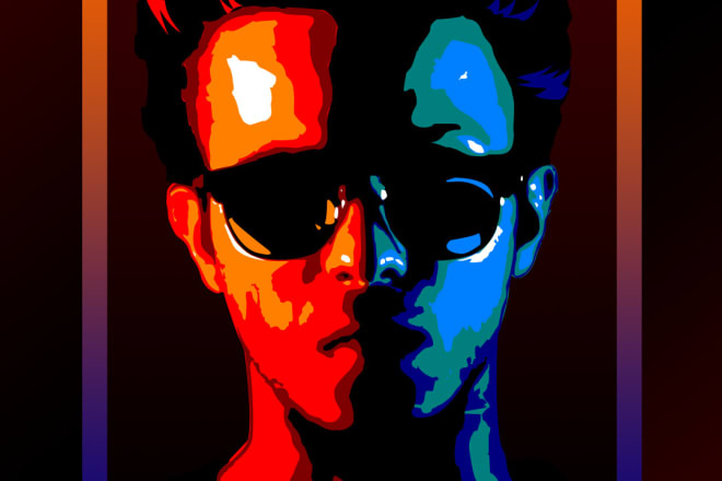 I will illustrate cool and stylized digital portraits