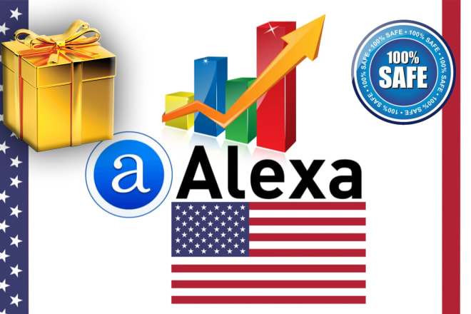 I will improve USA alexa rank to 99k with traffic and backlink