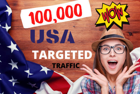 I will increase web traffic targeted from USA with low bounce rates