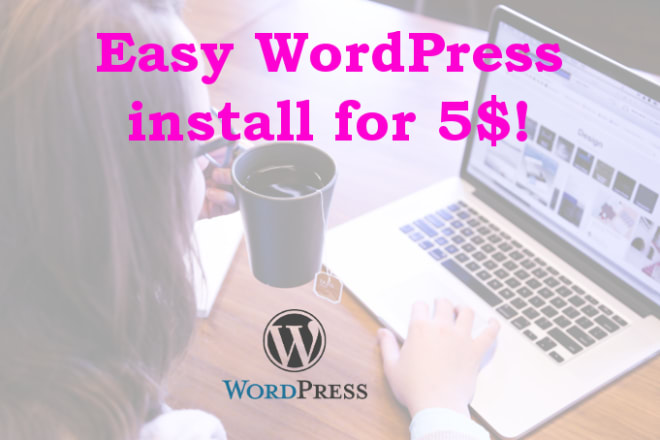 I will install a wordpress blog and setup a theme and plugins