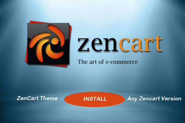I will install any zencart theme and setup as per demo