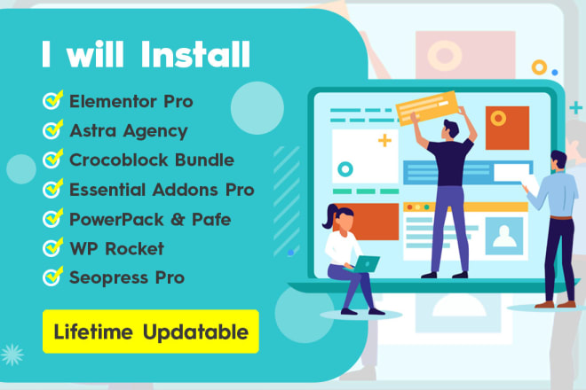 I will install elementor pro and astra pro and create landing page