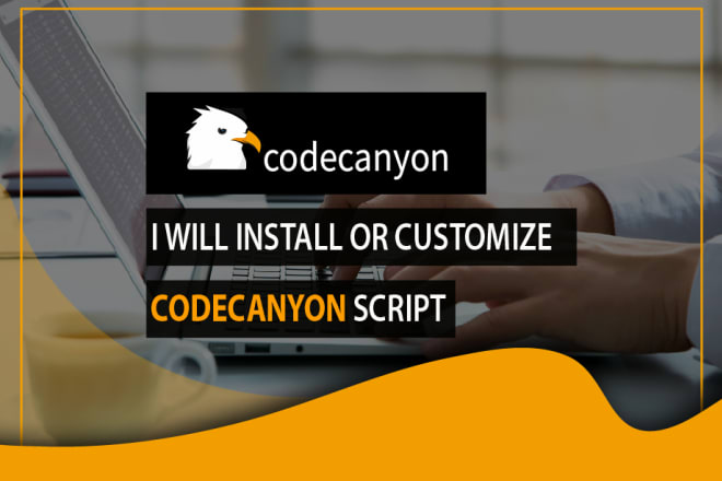 I will install or customize any codecanyon script