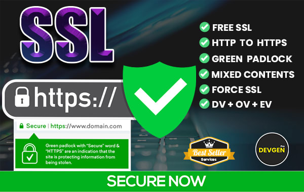 I will install SSL certificate and configure http to https in 1hour