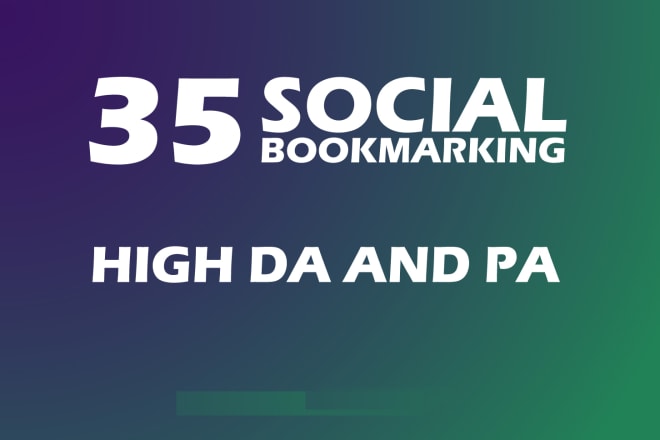 I will instant 35 live social bookmarking links