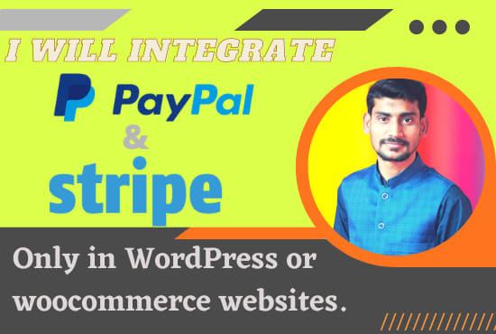 I will integrate stripe and paypal payment gateway in woocommerce
