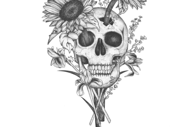 I will let me create your next tattoo design, logo or illustration