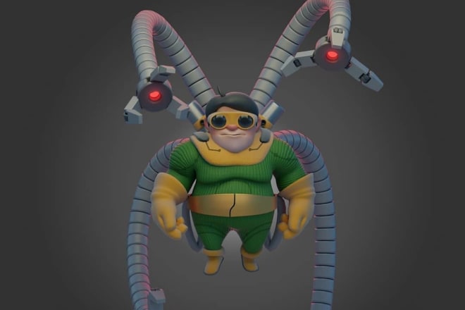 I will make 3d character and rig with blender or 3ds max