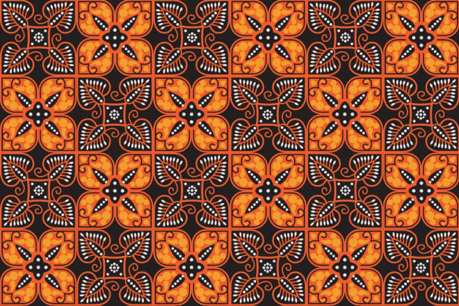 I will make a batik design pattern