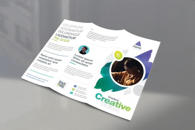 I will make a professional looking brochure design, bi or trifold