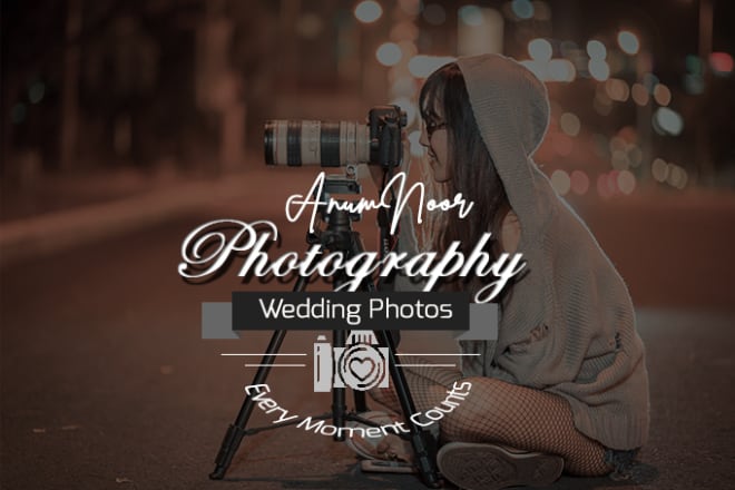 I will make a signature and photography logo