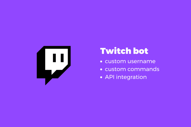 I will make a twitch bot for your chat