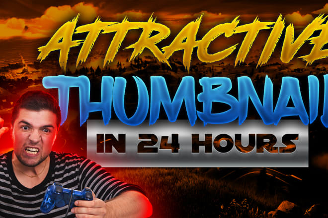 I will make an attractive thumbnail in 24 hours