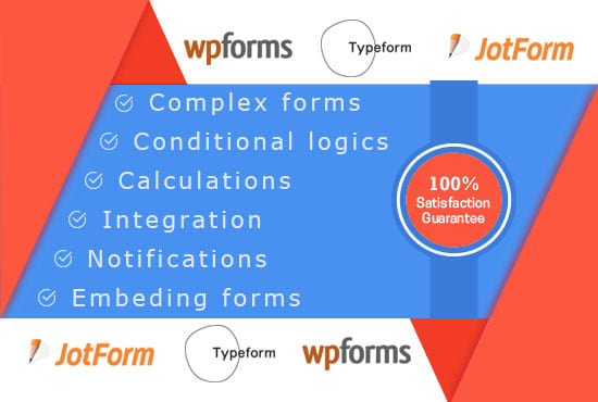 I will make any online form using jotform, typeform, wpforms