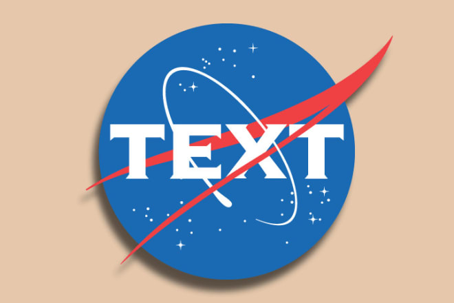 I will make custom nasa logo of your word for party props and shirt designs