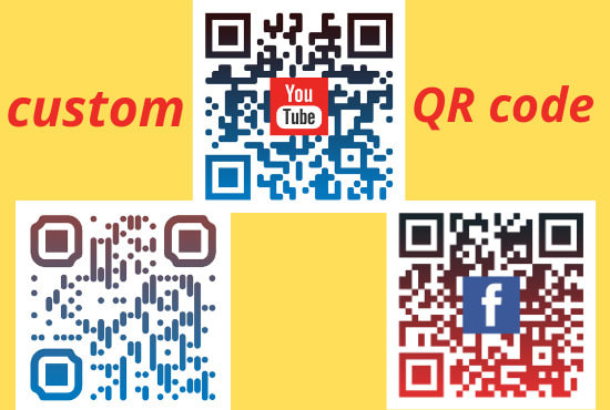 I will make custom qr code for your business