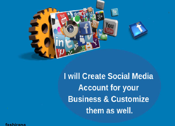 I will make facebook business page and other social verify account