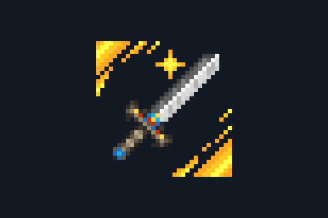I will make fantasy pixel icon for your games