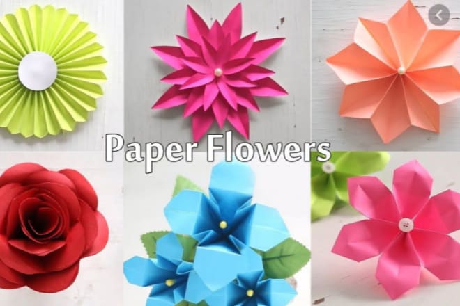 I will make high quality diy origami beautiful craft videos in 24 hours
