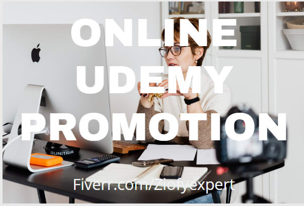 I will make online course promotion podia,thinkific and udemy organically