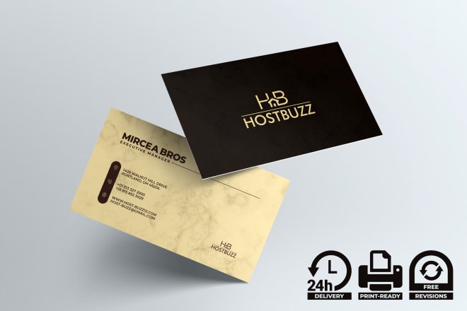 I will make professional business card design within 24 hours