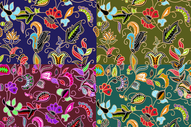 I will make seamless ethnic pattern and batik design for printing