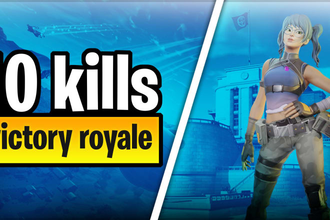 I will make you a catchy thumbnail for your fortnite video