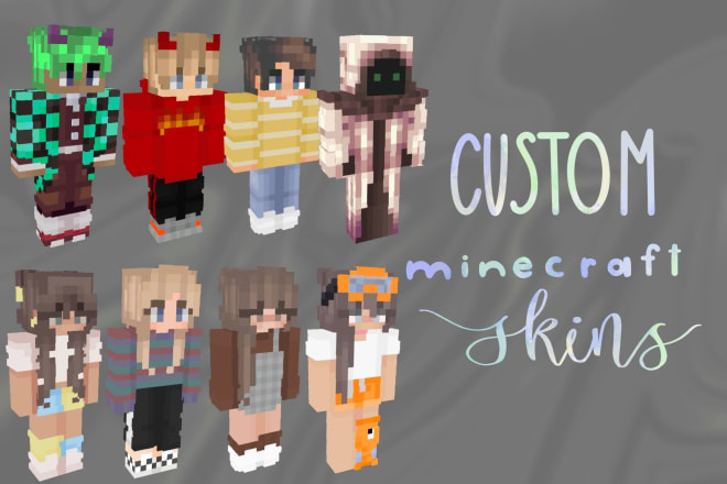 I will make you a custom minecraft skin