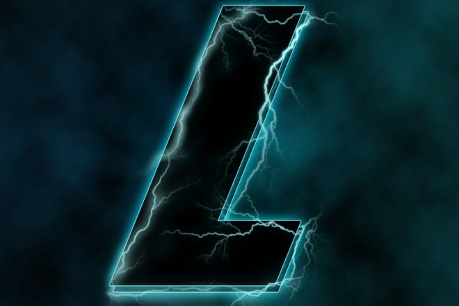 I will make you a lightning text, logo or banner