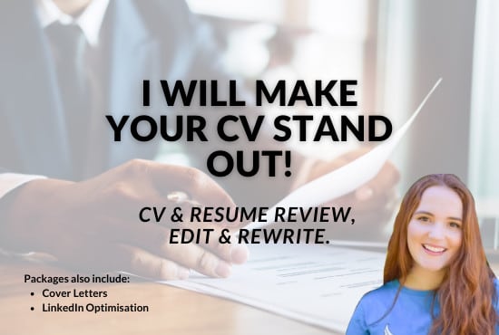 I will make your CV stand out from the crowd