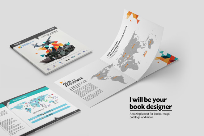 I will make your marketing books looks epic with my design