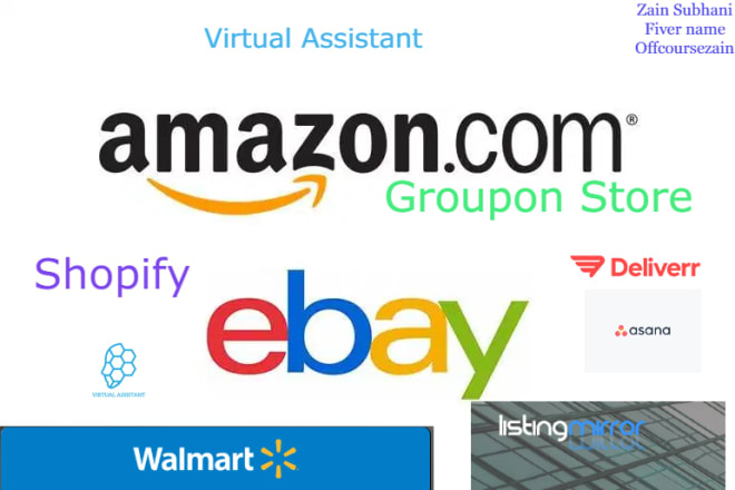 I will manage amazon seller central walmart shopify ebay expert